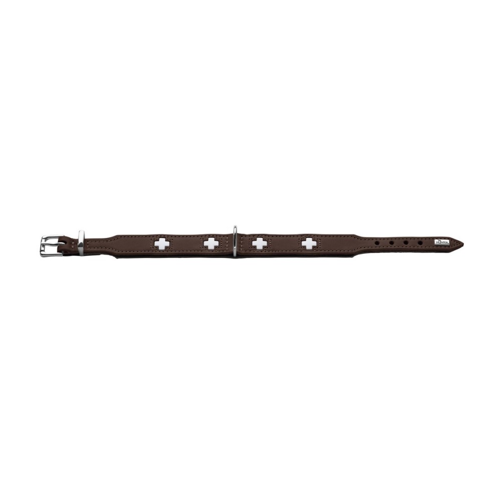 Collier pour Chien Hunter Swiss Marron Noir M 55 cm