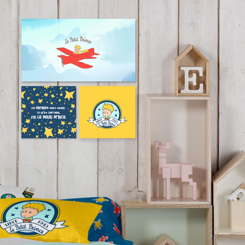 Leinwand HappyFriday LE PETIT PRINCE Bunt 28 x 3 x 28 cm