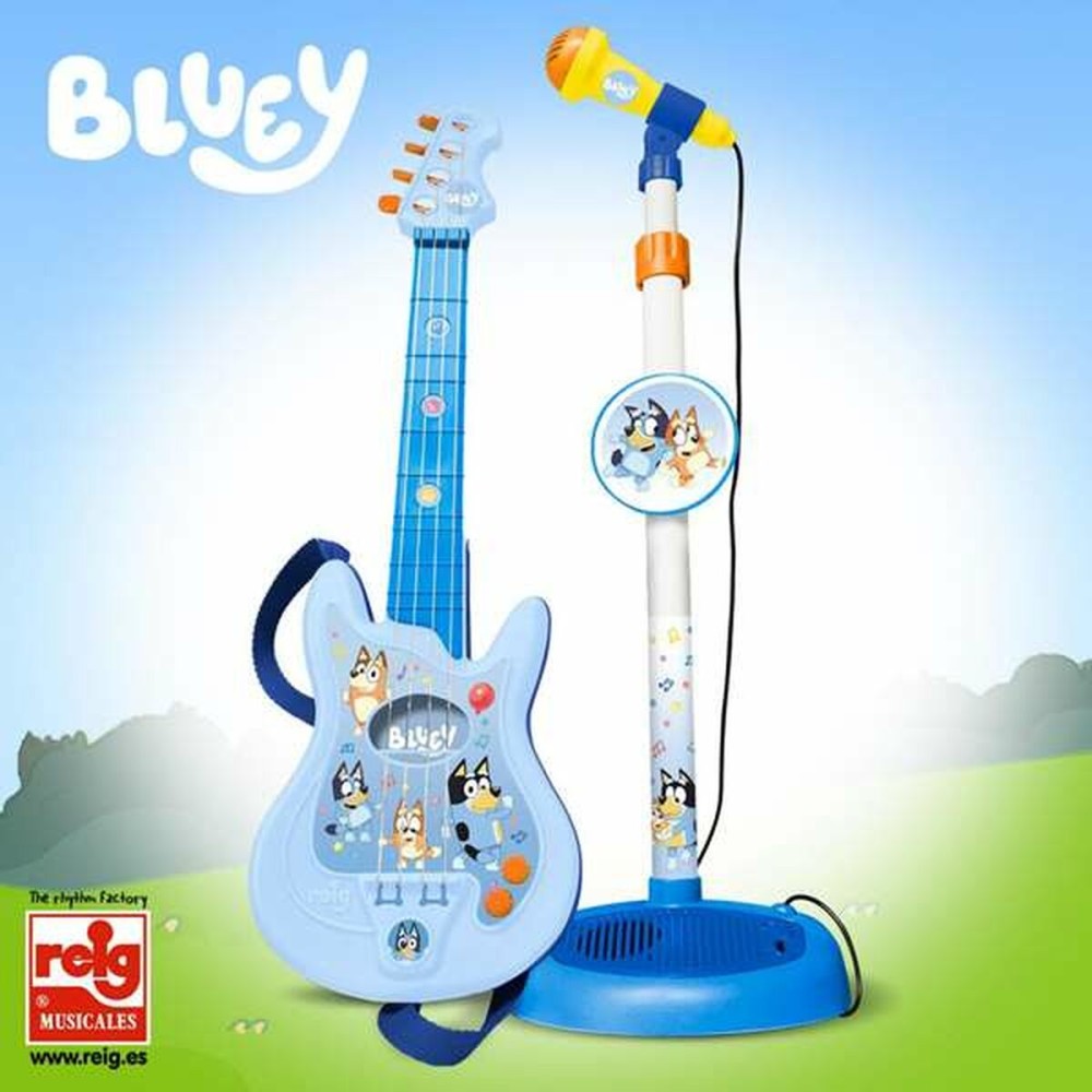 Baby Guitar Bluey Adjustable Microphone 60 x 30 x 17 mm