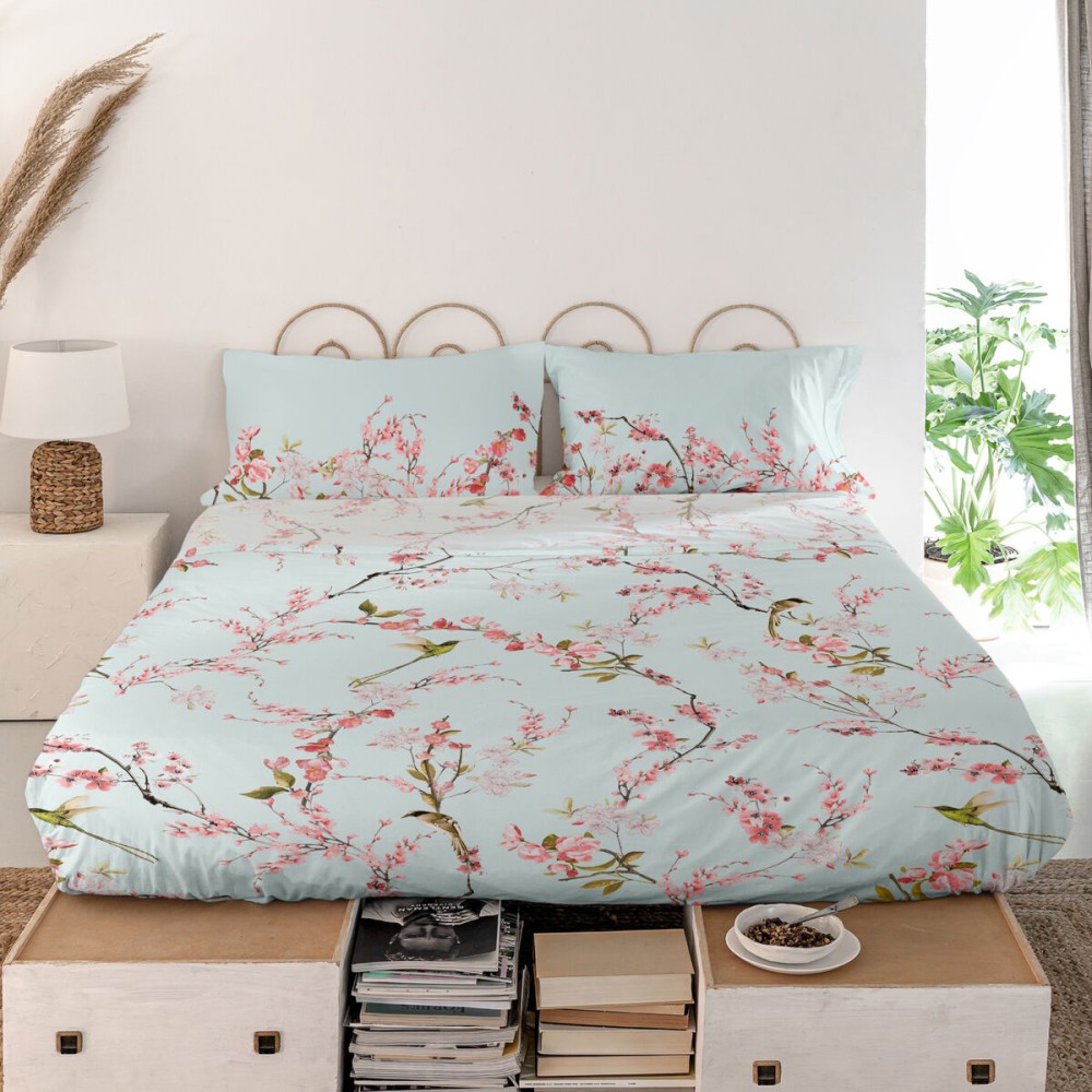 Drap HappyFriday Chinoiserie  Multicouleur 210 x 270 cm (asiatico/oriental)