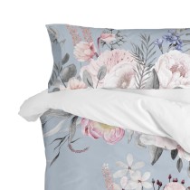 Taie d'oreiller HappyFriday Soft bouquet Multicouleur 45 x 110 cm (2 Unités)