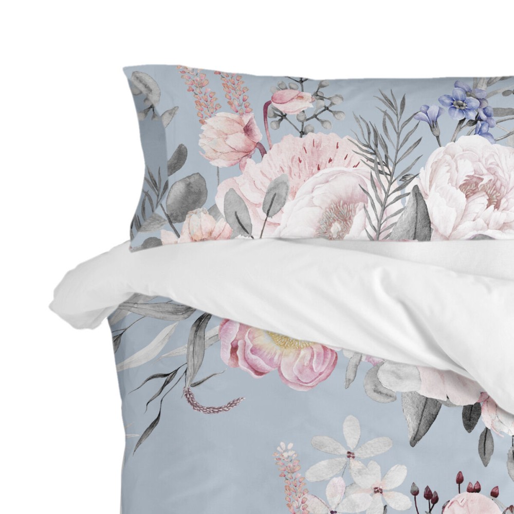 Pillowcase HappyFriday Soft bouquet Multicolour 45 x 110 cm (2 Units)