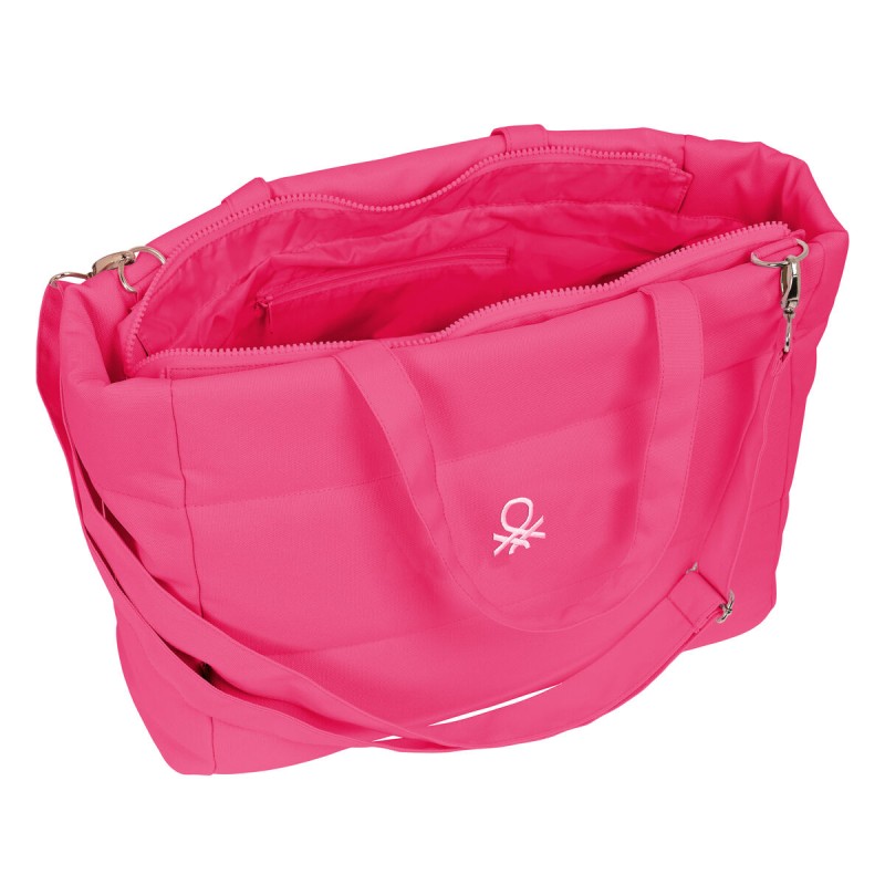 Housse pour ordinateur portable Benetton Raspberry Fuchsia (54 x 31 x 17 cm)