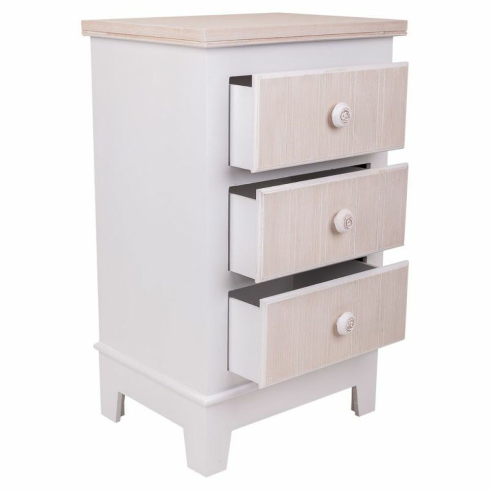 Nightstand Alexandra House Living White 30 x 64 x 40 cm