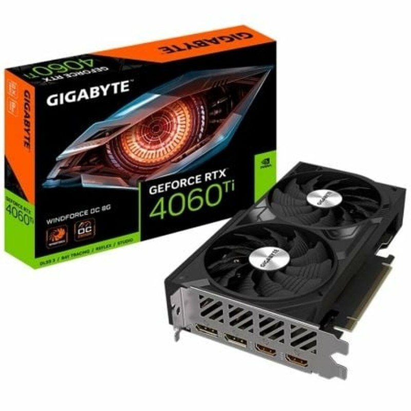 Graphics card Gigabyte GV-N406TWF2OC-8GD 8 GB GDDR6 Geforce RTX 4060 Ti