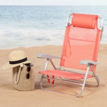 Folding Chair Aktive 47 x 82 x 49 cm Flamingo (2 Units)