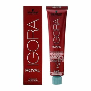 Permanent Dye Igora Royal Schwarzkopf Igora Royal 1-0 Nº 1-0 Nº 9.0-rubio muy claro Nº 8.0-rubio claro 60 ml