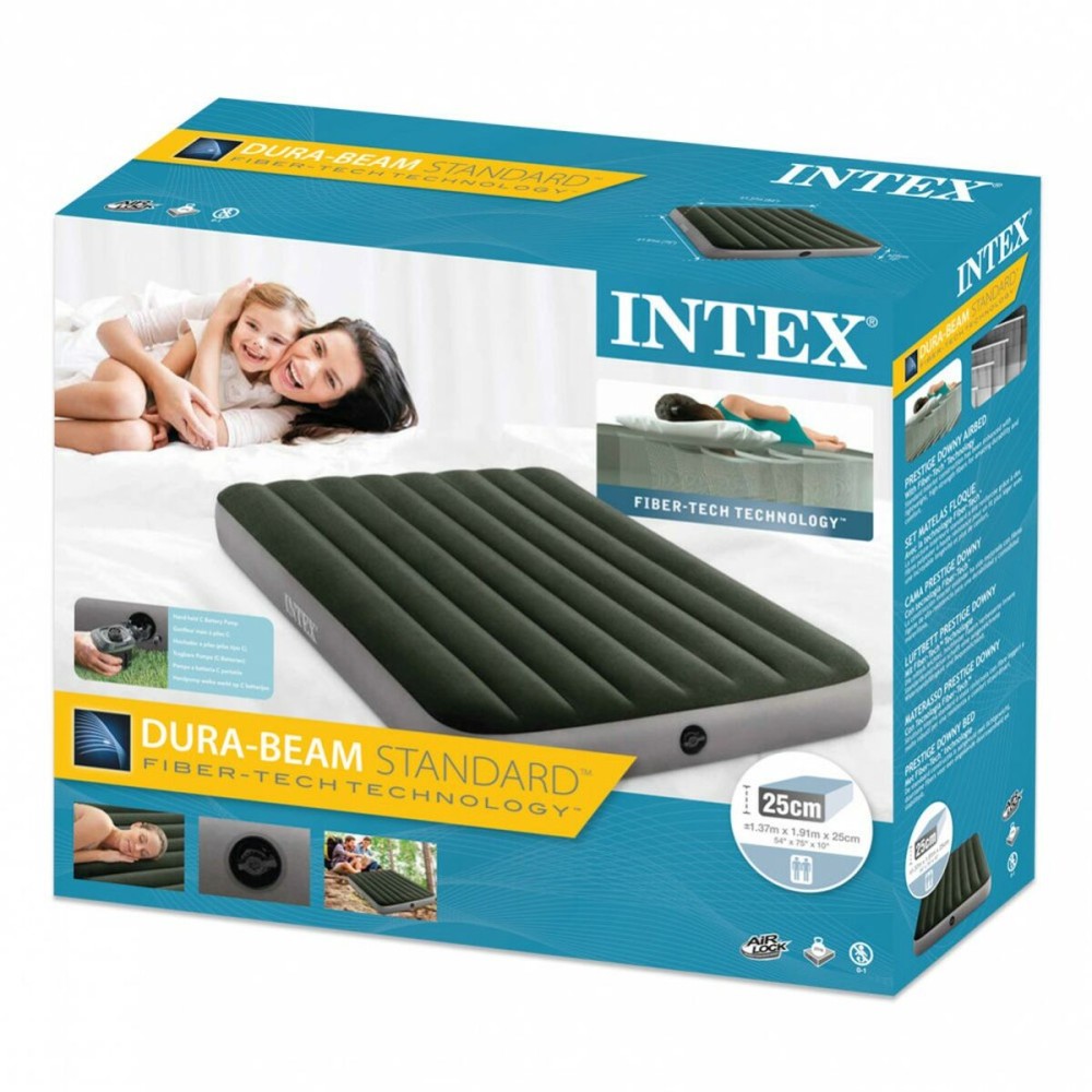 Inflatable Mattress Intex Full Dura-Beam Prestige 137 x 25 x 191 cm 3 Units