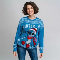 Unisex Pullover Stitch Blau