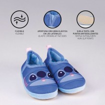 House Slippers Stitch Blue