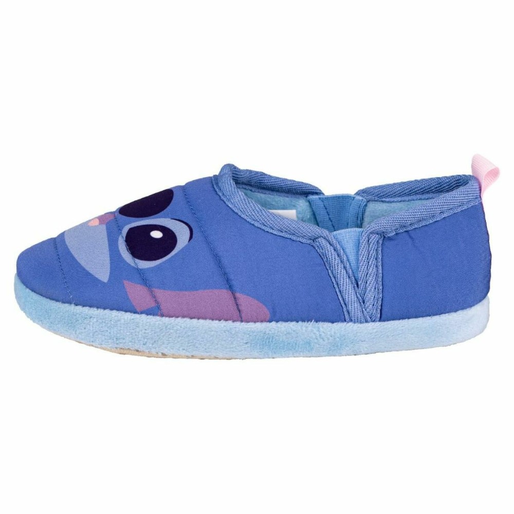 House Slippers Stitch Blue