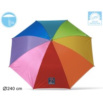 Parasol 240 cm UPF 50+ Arc-en-ciel