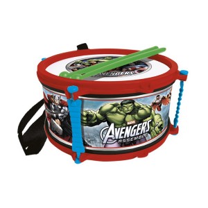 Tambour The Avengers Bleu Rouge Plastique