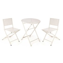 Table set with 2 chairs Ibergarden HS23377/78 White