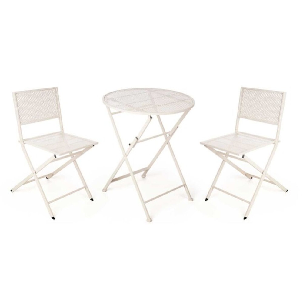 Table set with 2 chairs Ibergarden HS23377/78 White