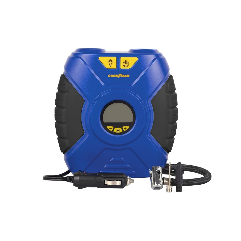 Compresseur d'air portatif avec LED Goodyear GOD0020 12 V 90 PSI