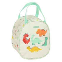 Sac glacière goûter Safta Dinos 19 x 22 x 14 cm Crème