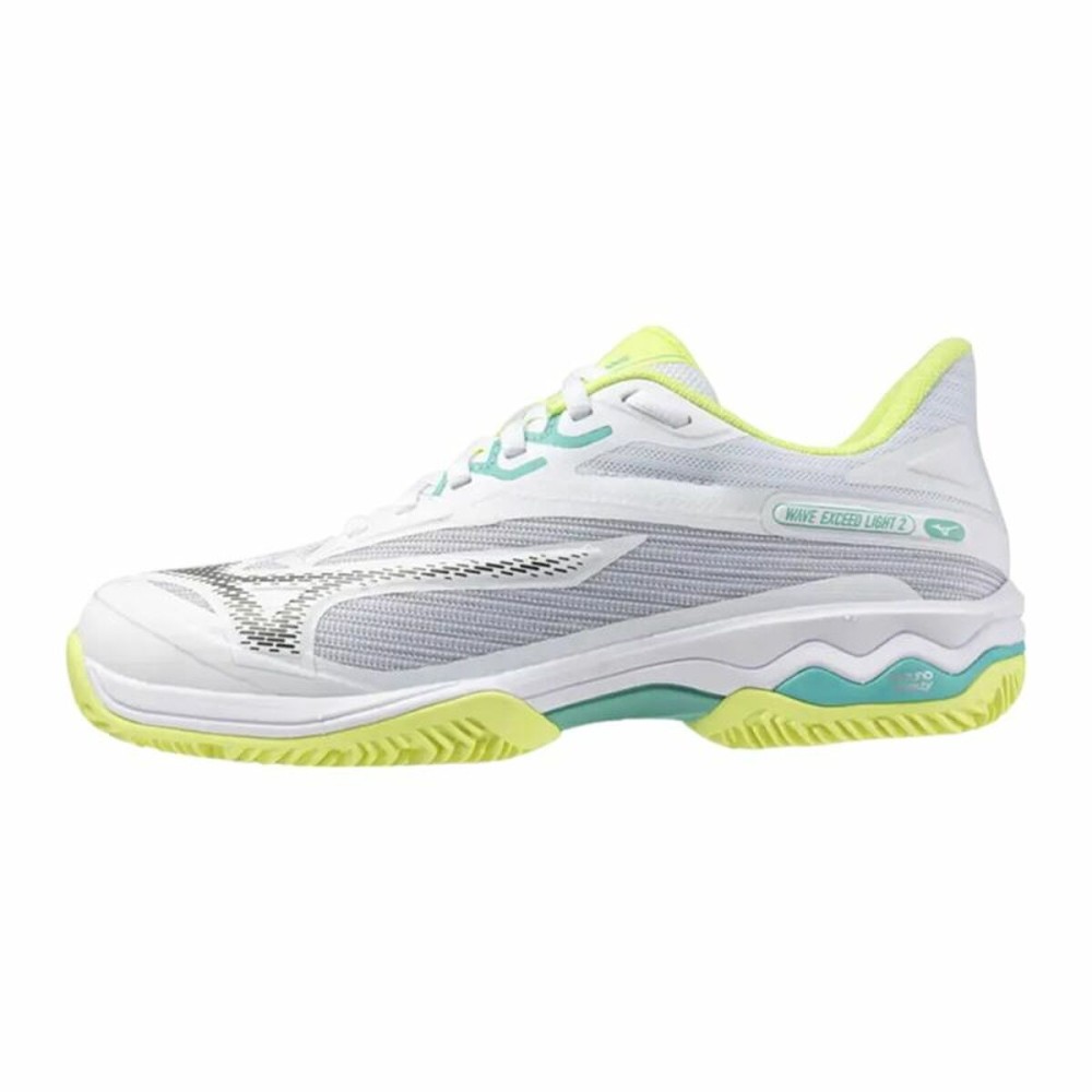 Chaussures de Padel pour Adultes Mizuno Wave Exceed Light 2 Cc Blanc