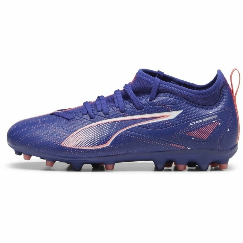 Childrens Football Boots Puma Ultra 5 Match Mg Purple