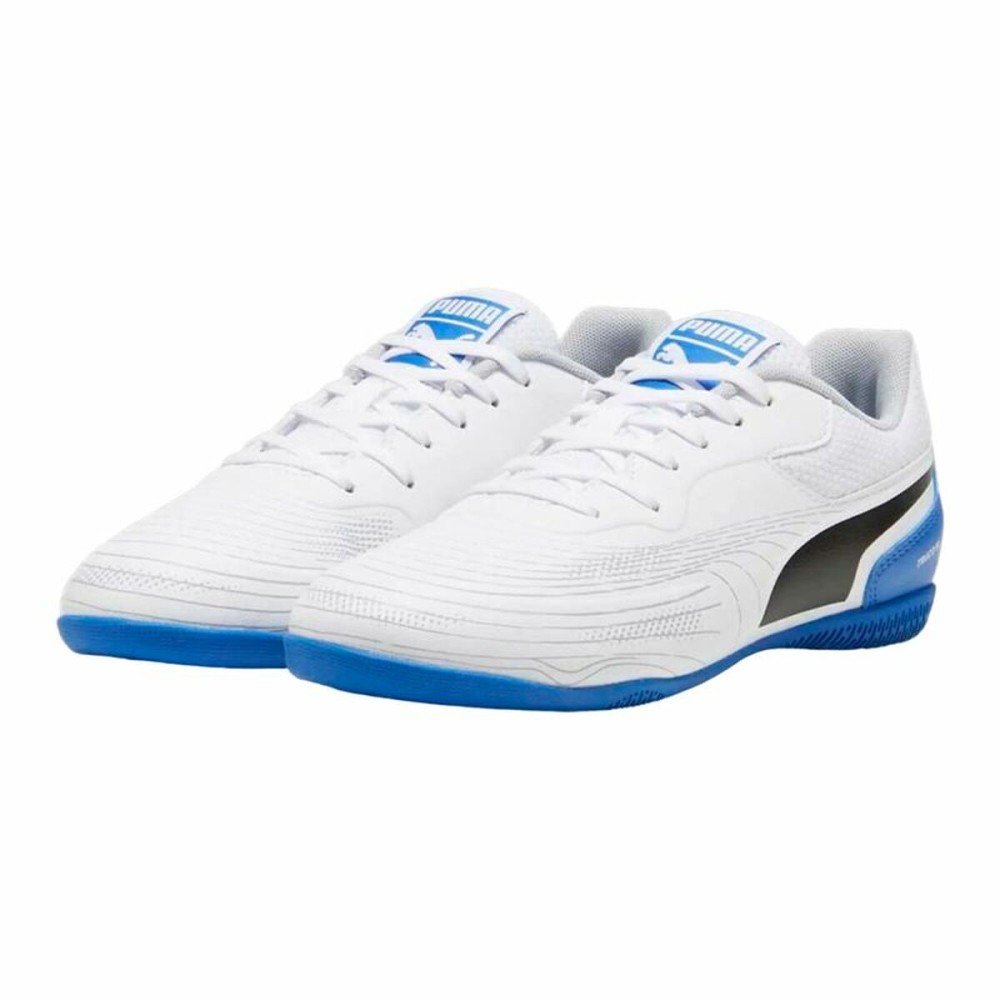 Chaussures de Futsal pour Enfants Puma Truco III Blanc