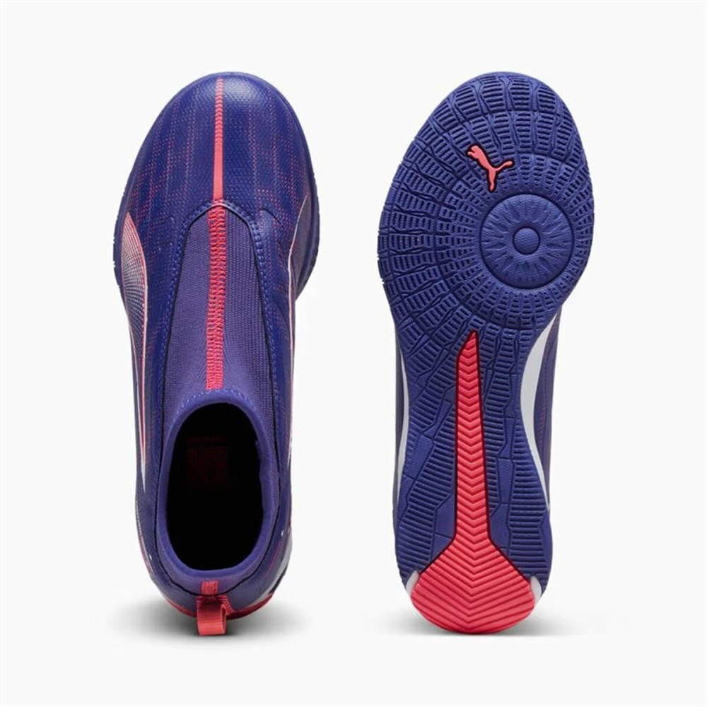 Chaussures de Futsal pour Enfants Puma Ultra 5 Match+ Ll It + Mid Violet