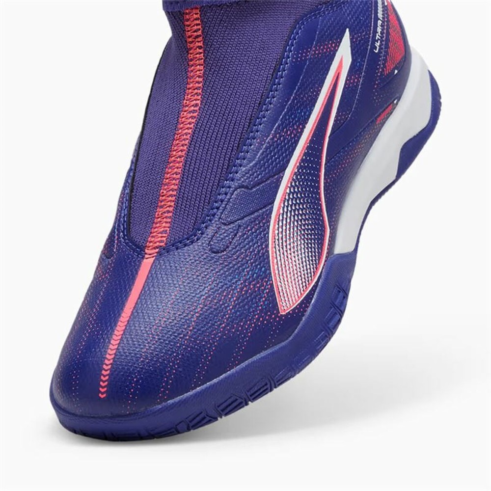 Chaussures de Futsal pour Enfants Puma Ultra 5 Match+ Ll It + Mid Violet