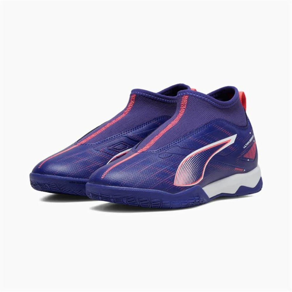 Children's Indoor Football Shoes Puma Ultra 5 Match+ Ll It + Mid Purple