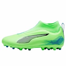 Childrens Football Boots Puma Ultra 5 Match+ Ll Mg Green