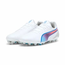 Chaussures de Football pour Adultes Puma King Ultimate Mg Blanc