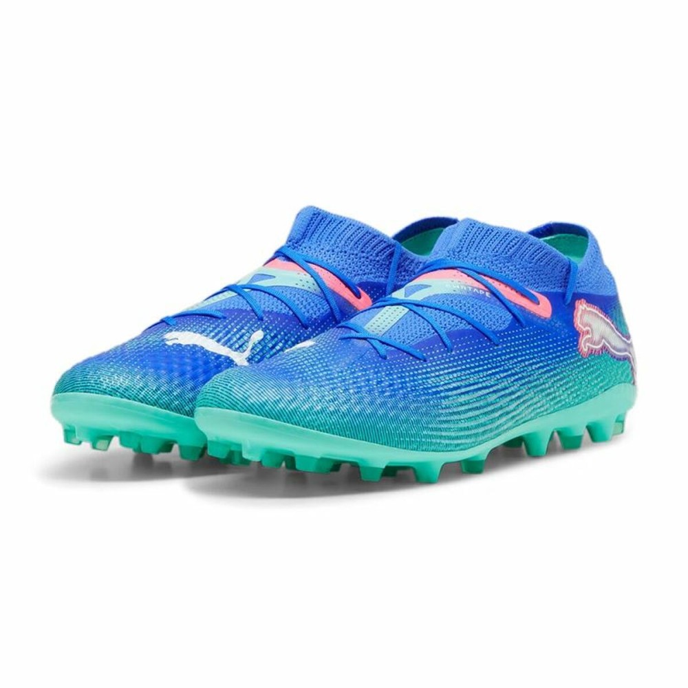 Chaussures de Football pour Adultes Puma Future 7 Pro+ Mg Aigue marine