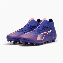 Chaussures de Football pour Adultes Puma Ultra 5 Match+ Mg Violet