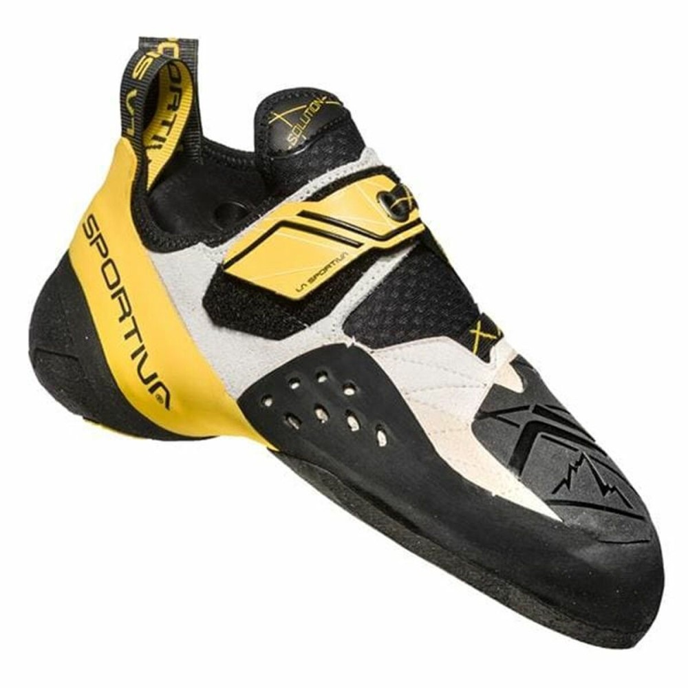 Chausson d´Éscalade La Sportiva Solution Blanc Jaune