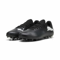 Chaussures de Football pour Adultes Puma Future 7 Match MG Blanc Noir