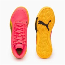 Chaussures de Basket-Ball pour Adultes Puma Court Pro Jaune