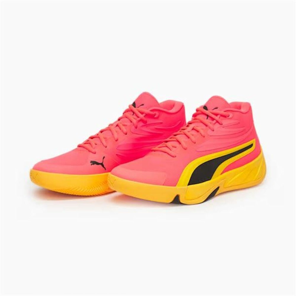 Basketballschuhe für Erwachsene Puma Court Pro Gelb