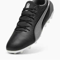 Chaussures de Football pour Adultes Puma King Match Mg Noir