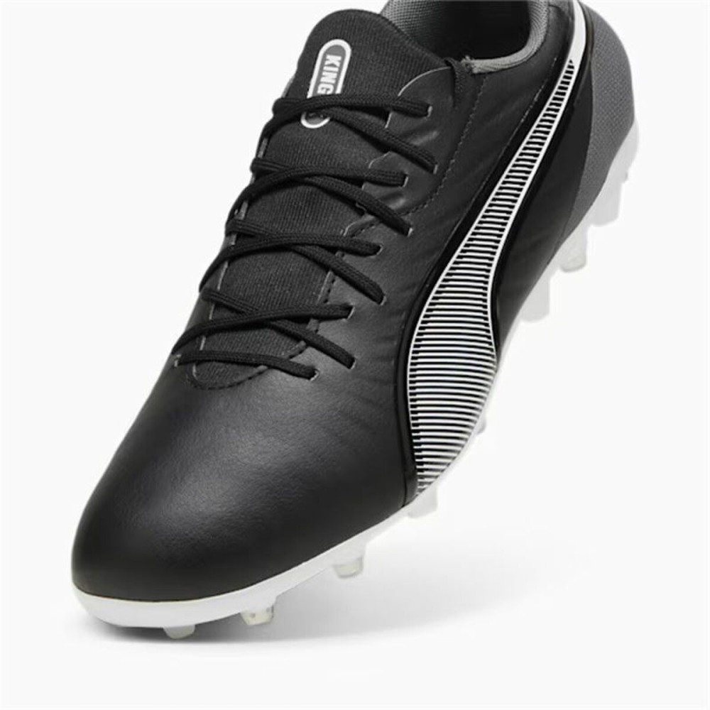 Fußballschuhe für Erwachsene Puma King Match Mg Schwarz