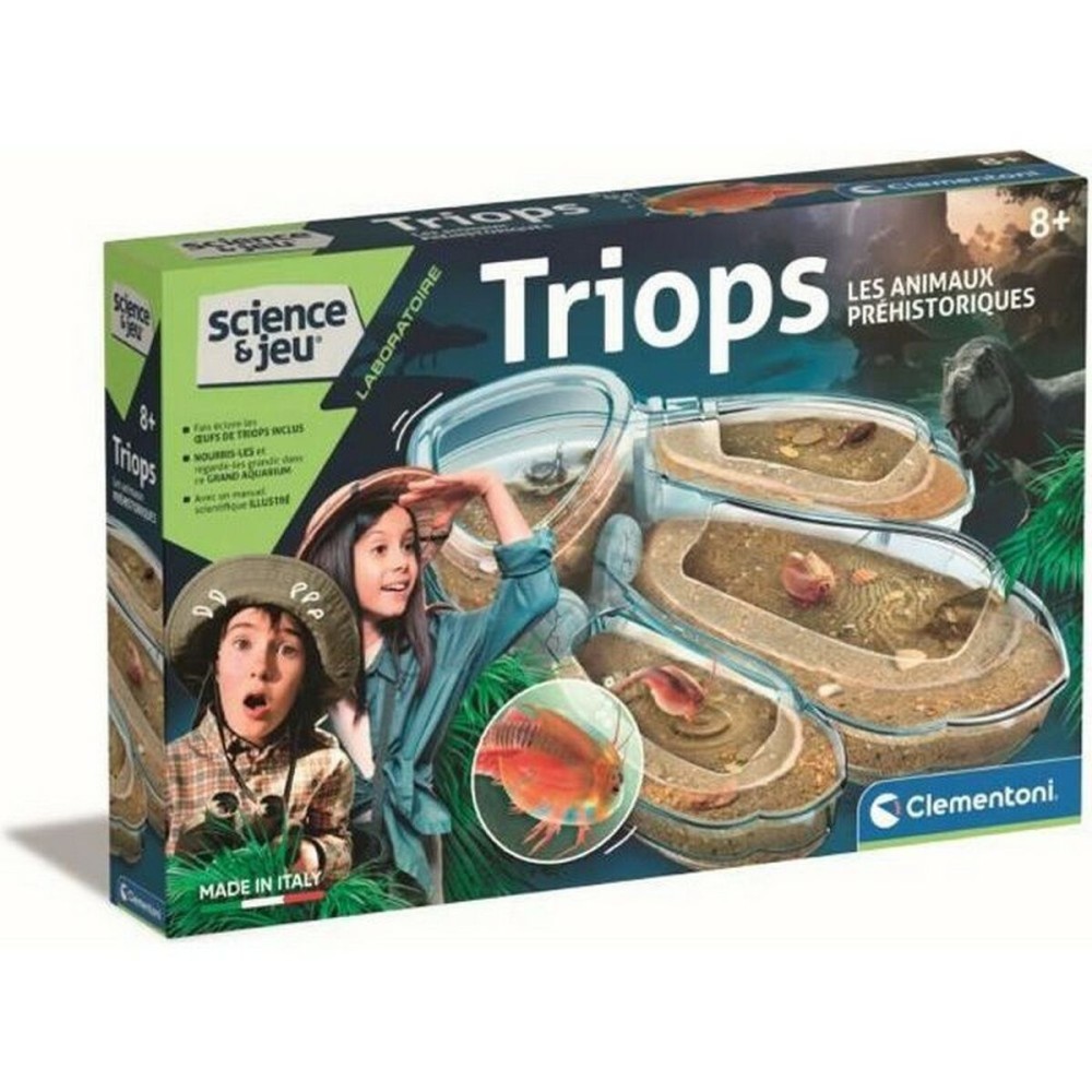 Jeu scientifique Clementoni Triops Les animaux préhistoriques FR