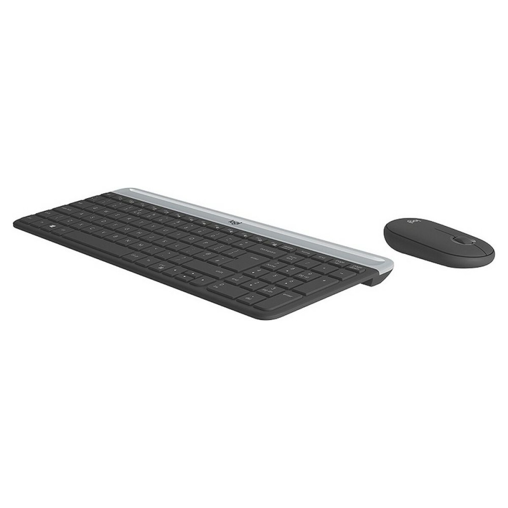 clavier et souris Logitech 920-009190 Noir Gris Français AZERTY