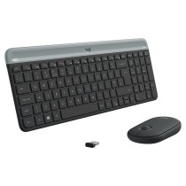 clavier et souris Logitech 920-009190 Noir Gris Français AZERTY