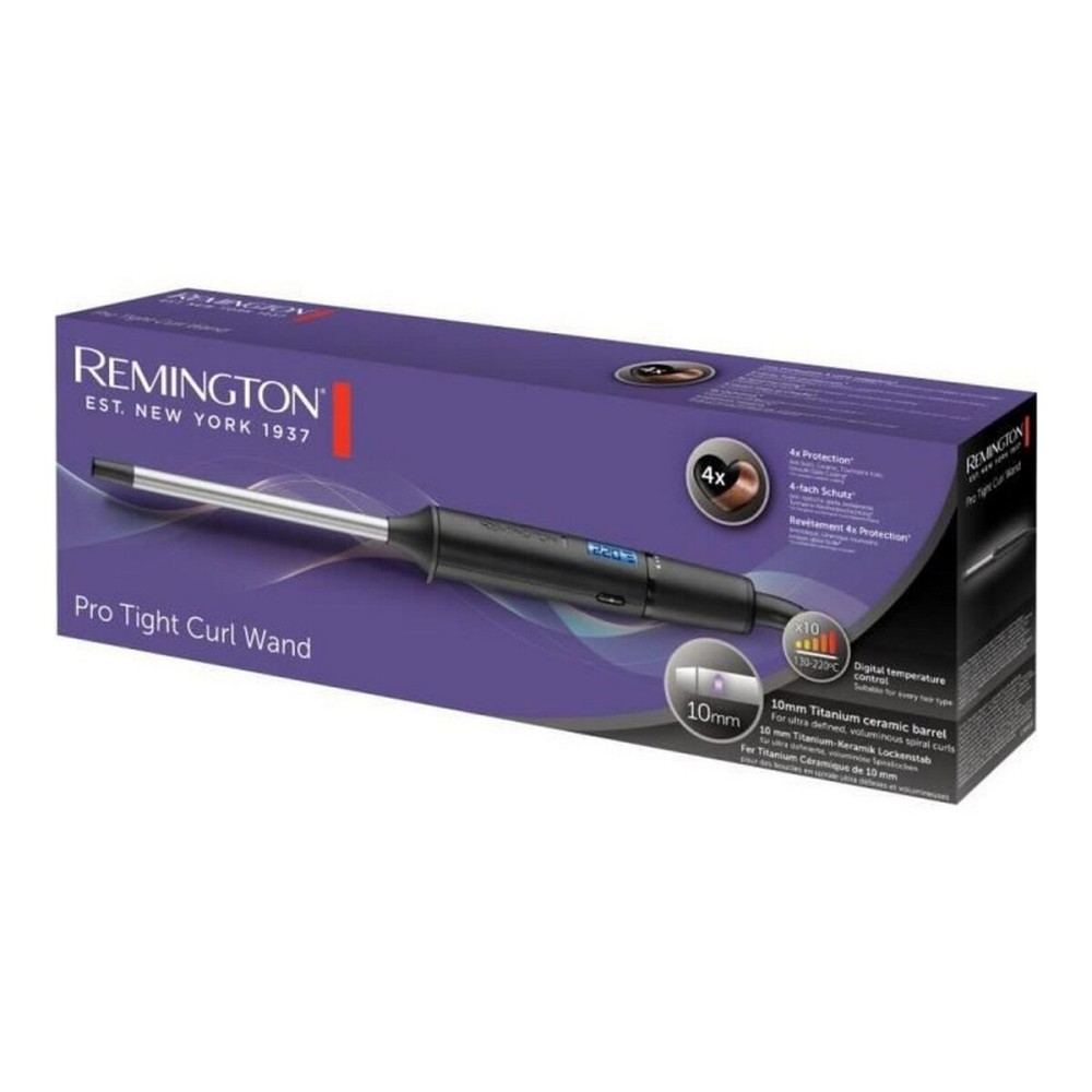 Brush Remington Pro Tight Curl Wand Black Black/Silver Ceramic