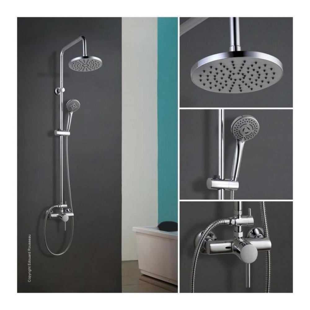 Shower Column Rousseau Stainless steel ABS