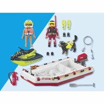 Playset Playmobil Action Heroes - Fireboat and Water Scooter 71464 52 Stücke