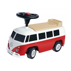 Rutschauto Smoby Volkswagen Van Schwarz Rot