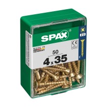 Schraubenkasten SPAX Yellox Holz Flacher Kopf 50 Stücke (4 x 35 mm)