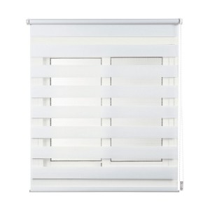 Roller blinds Stor Planet Clip&Fix Night&Day White 150 x 180 cm