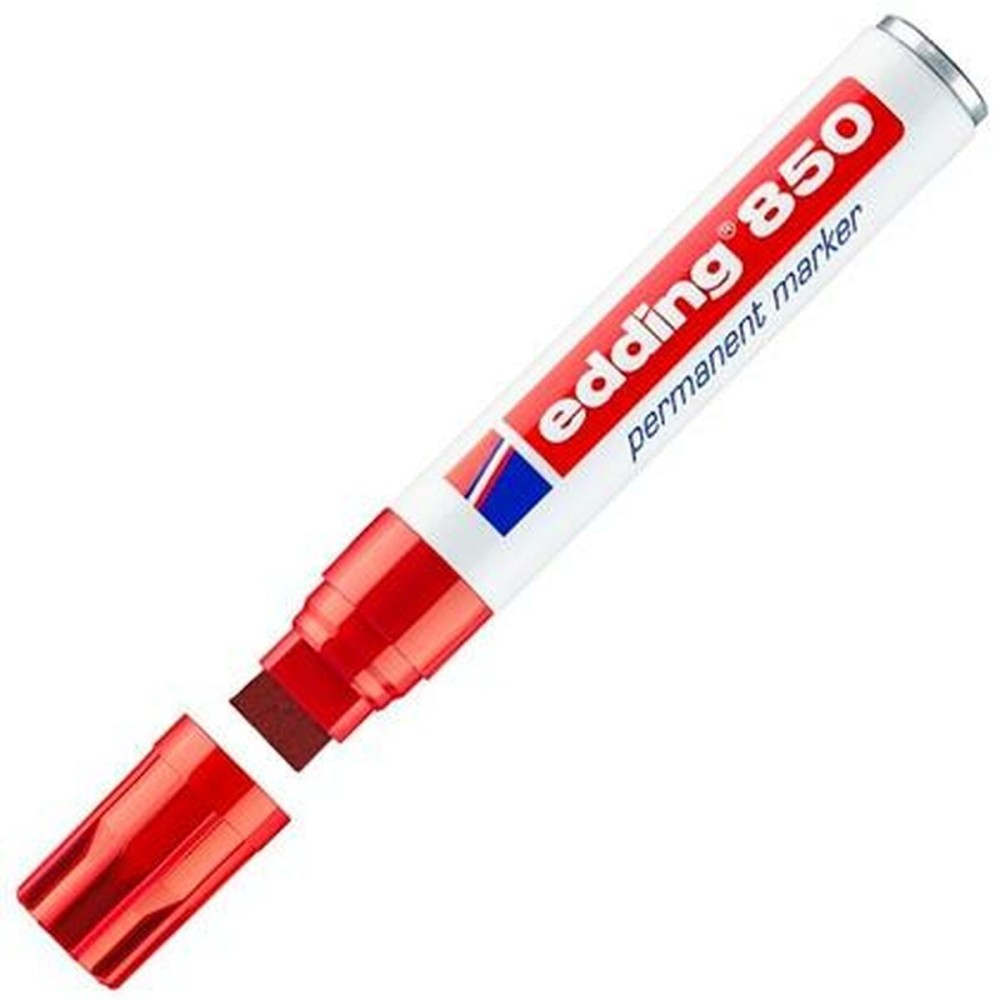 Permanent marker Edding 850 Red (5 Units)