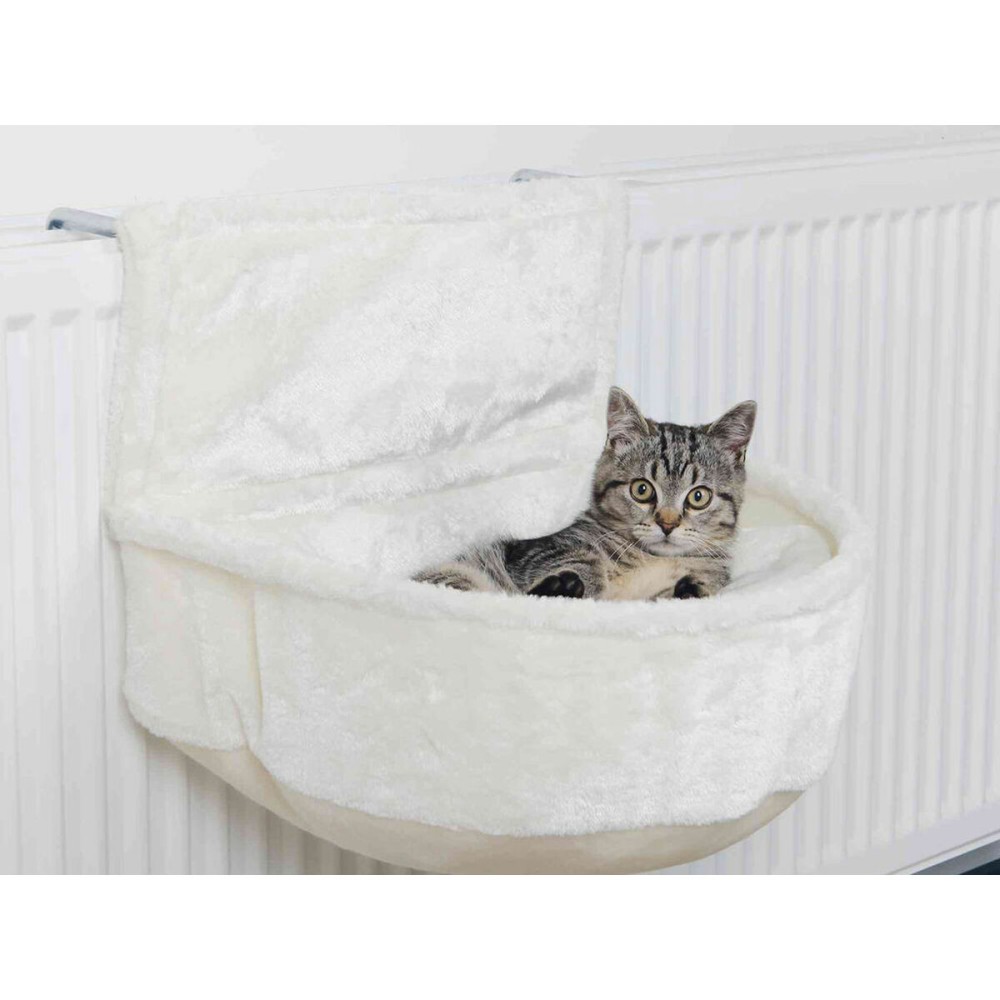 Katzenbett Trixie 45 x 13 x 33 cm Weiß Metall Heizkörper