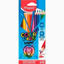 Crayons de couleur Maped Color' Peps Strong Multicouleur 12 Pièces (12 Unités)