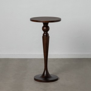 Table d'appoint 40 x 40 x 90 cm Marron Bois de manguier